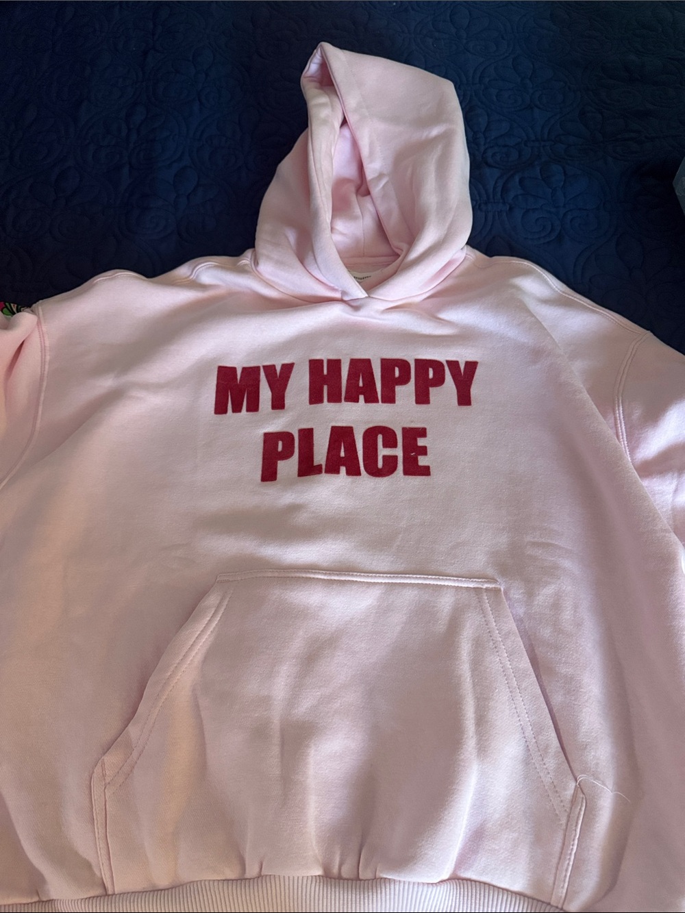Reserved Light Pink Hooded Pullover